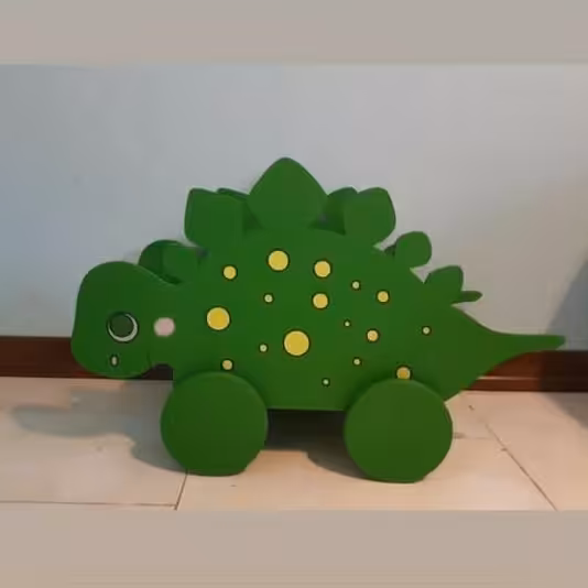 باکس اسباب بازی چرخدار دایناسور