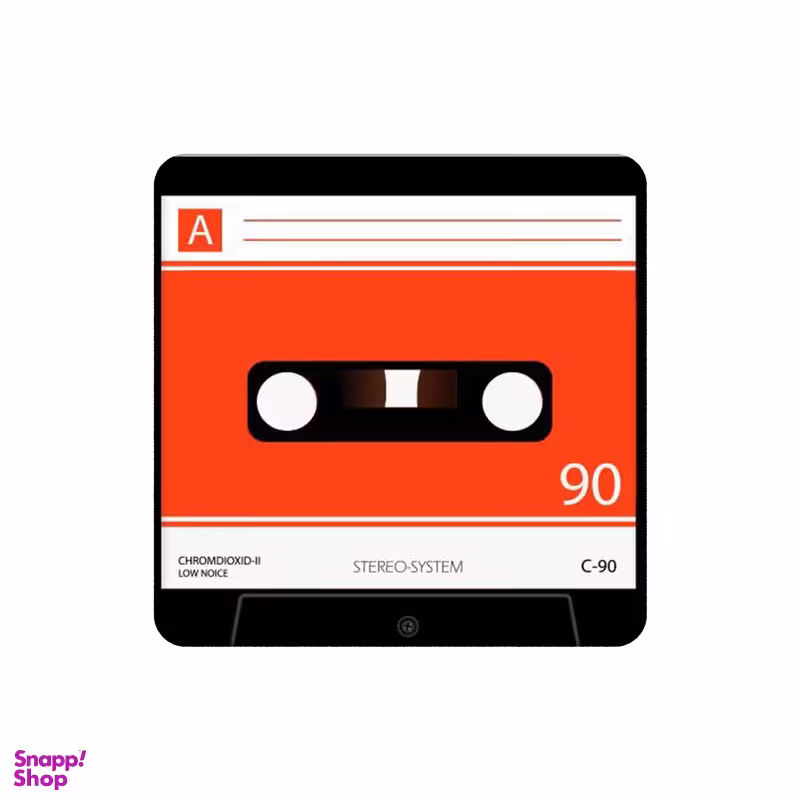 زیر لیوانی طرح نوار کاست کد 4986908