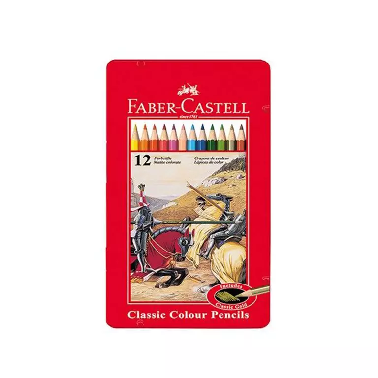 مداد رنگی 12 رنگ فابرکاستل مدل Classic