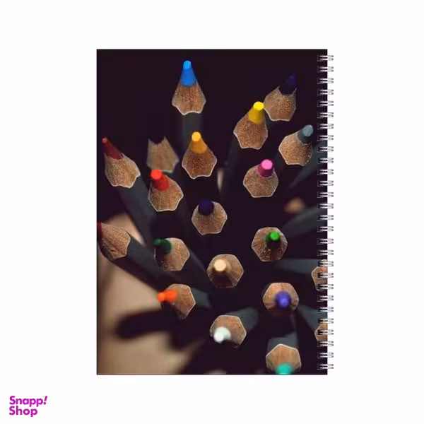 دفتر مشق 50 برگ بامبیلیپ طرح مداد رنگی های بلک لایت کد 4224820