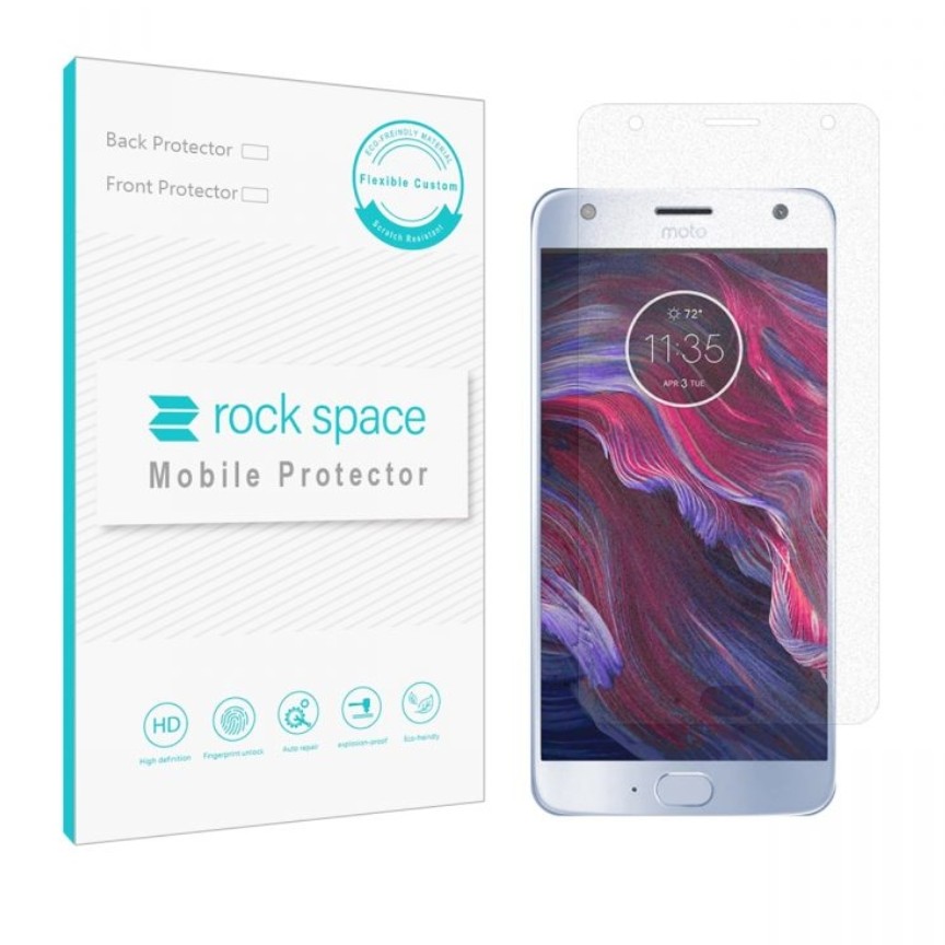 گلس مات نانو و ضد ضربه گوشی موتورولا Moto X4 برند راک اسپیس

