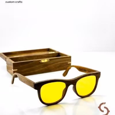 عینک چوبی ماژان برند دارین 001 - DARIN MAZHAN