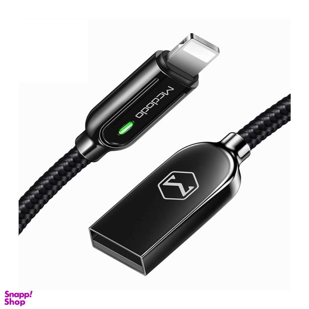کابل تبدیل USB به لایتنینگ مک دودو (Mcdodo) مدل CA5263 طول 1.8m همراه با قطع کن خودکار