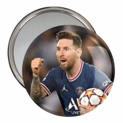 آینه جیبی خندالو مدل لیونل مسی کد 13977