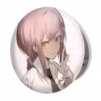 آینه جیبی خندالو طرح ماکیما انیمه مرد اره ای Chainsaw Man مدل تاشو کد 17852