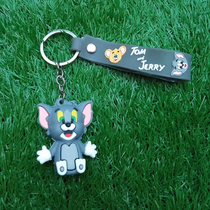 جاکلیدی سیلیکونی طرح گربه تام