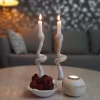 ست شمعدان و جاش دست سازه های مینو      هزینه ارسال کالا بصورت پس کرایه