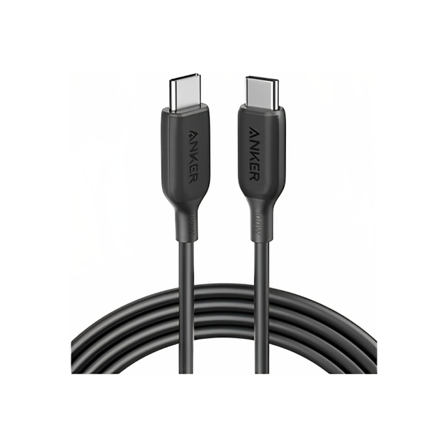 کابل تایپ سی به تایپ سی انکر مدل پاور لاین 3- آ 8856 طول 180 سانتی متر- 100 وات | Anker powerline III A8856 usb-c to usb-c Cable 180cm