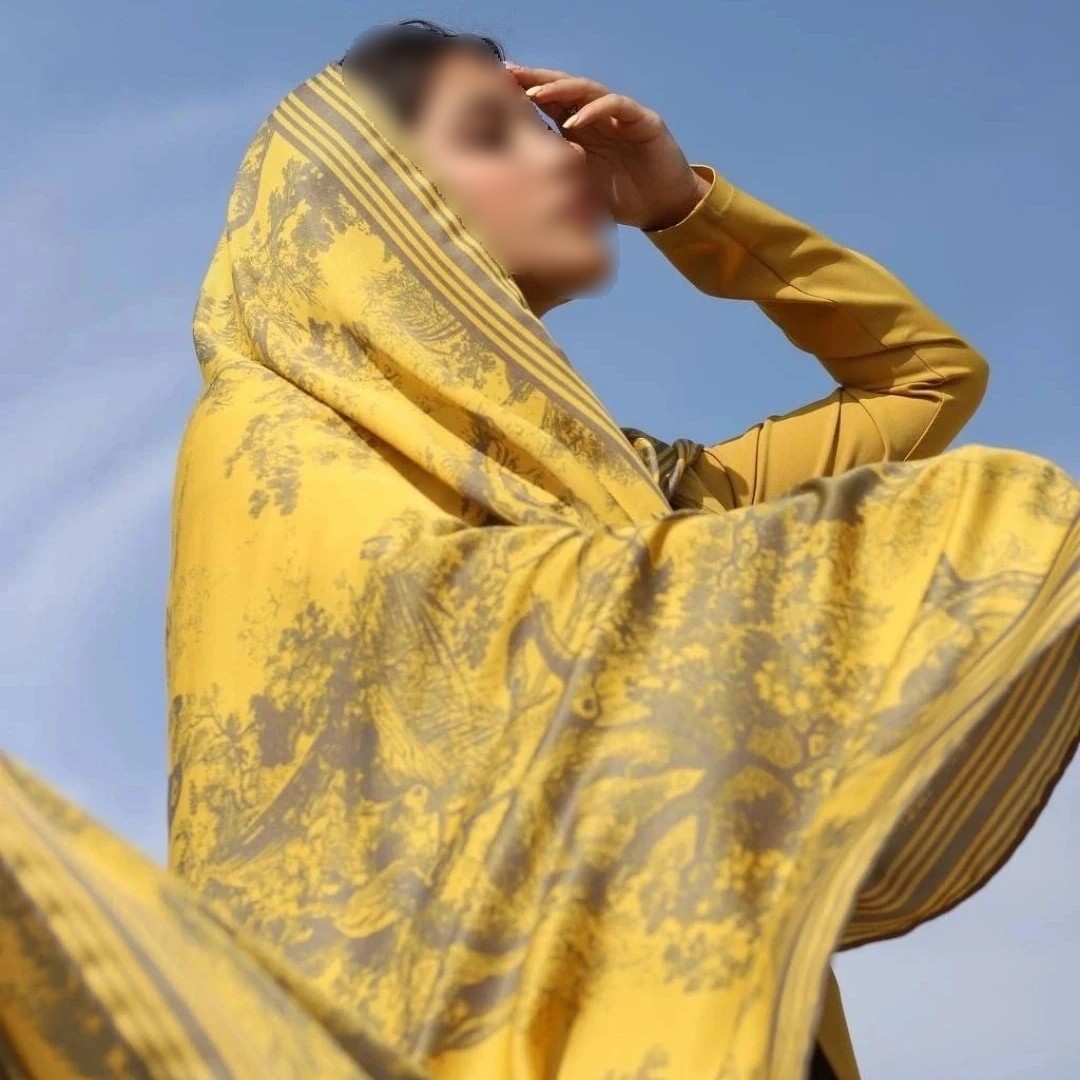 روسری خردلی