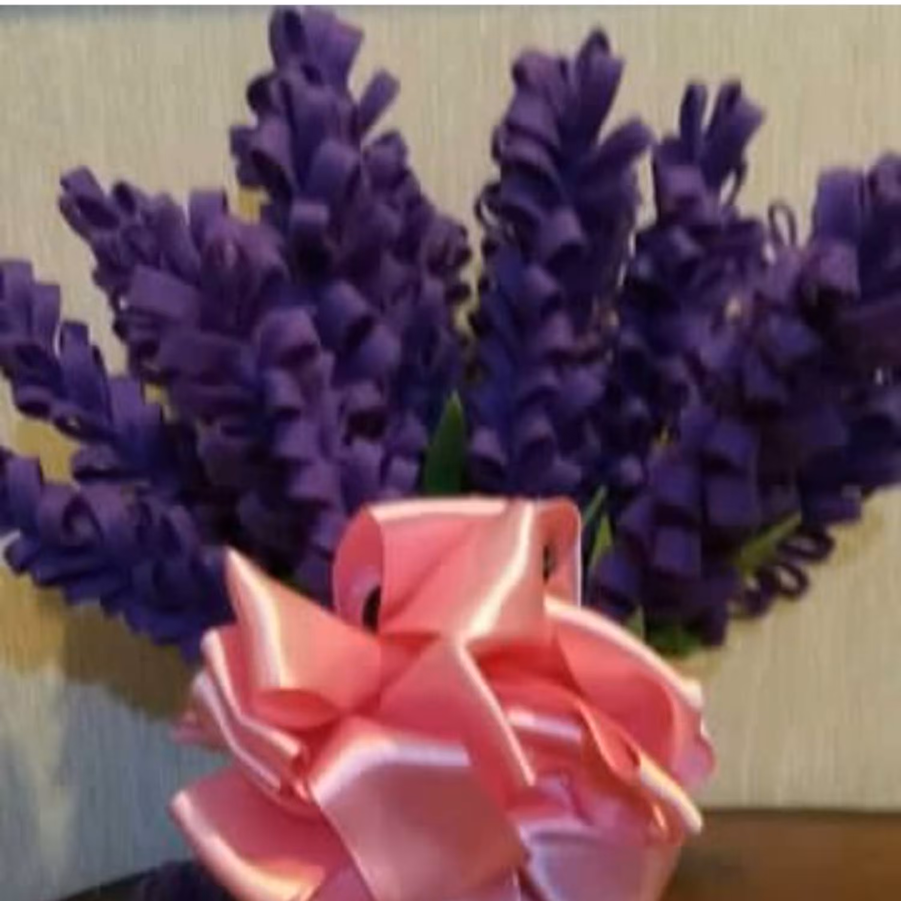 دسته گل سنبل نمدی(12عددی)