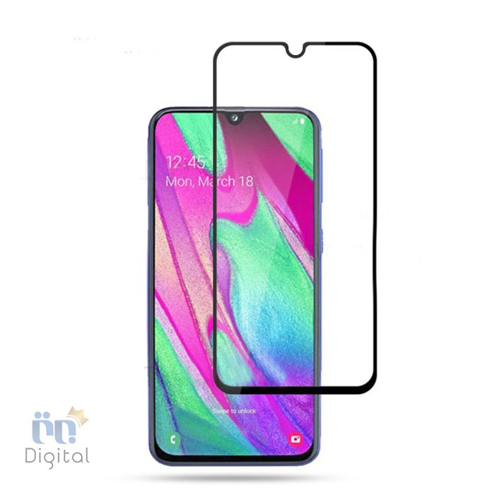 محافظ صفحه نمایش مدل Full Cover Tempered Glass مناسب برای گوشی سامسونگ مدل Galaxy A40 / A20e
