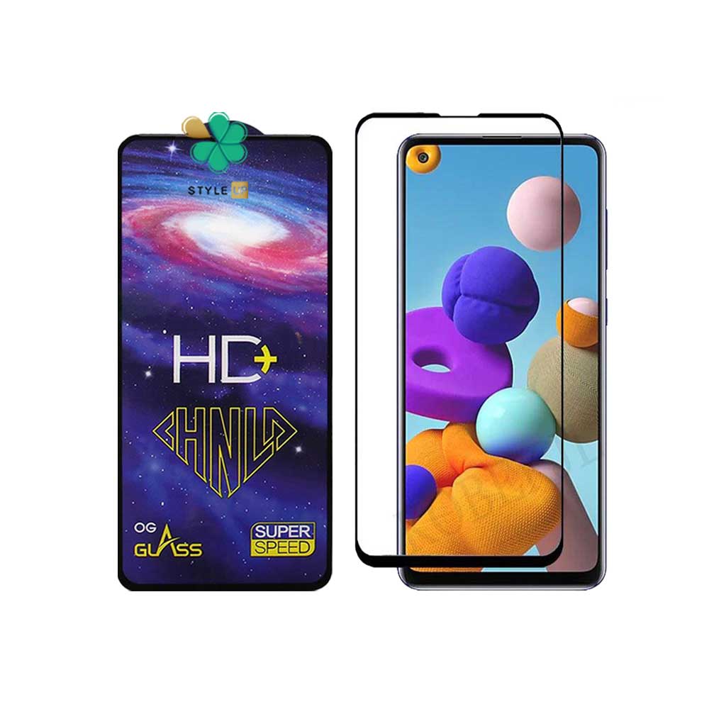 گلس فول گوشی سامسونگ Samsung Galaxy A21s مدل HD Plus