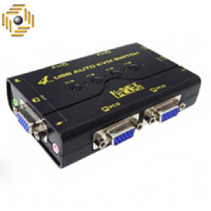 سوییچ VGA KVM چهار پورت USB کی نت پلاس مدلKPU624
