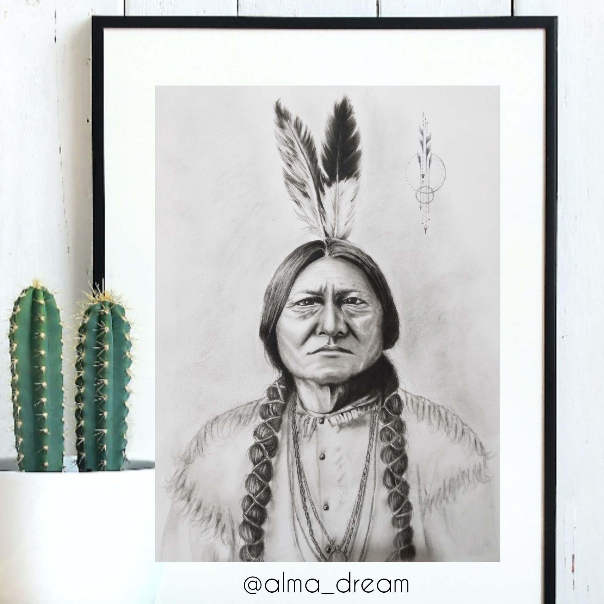 تابلو سیاه قلم 