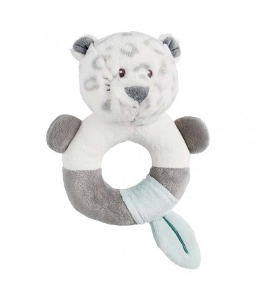 جغجغه حلقه ای پلنگ برفی ناتو Nattou Ring rattle snow leopard