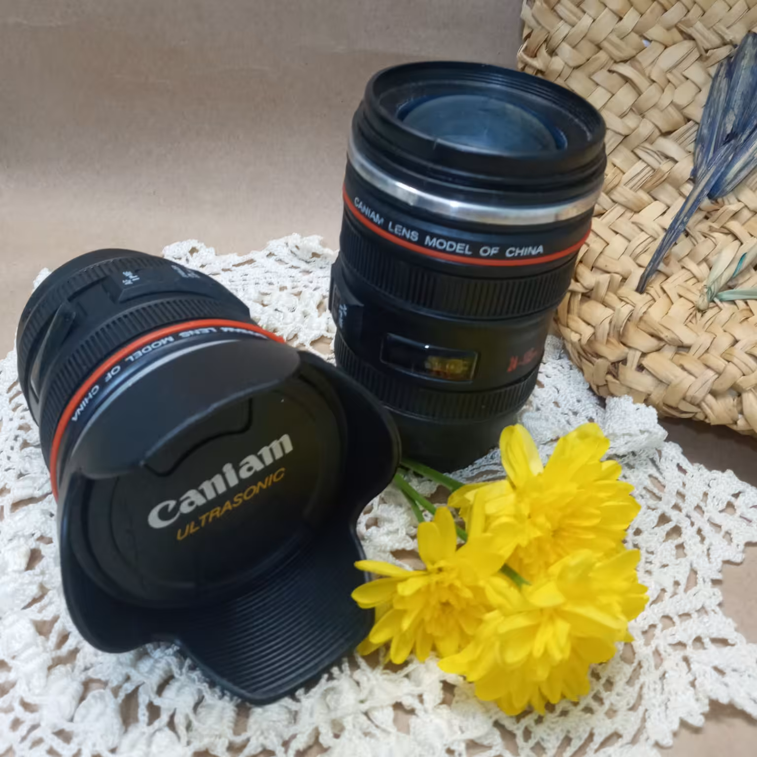 ماگ لنز دوربین عکاسی مشکی