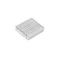 آهن ربا نئودیمیوم 20x5x2 سوپرمگنت بلوک سایز 20x5x2mm بسته 2 عددی مگامگنت