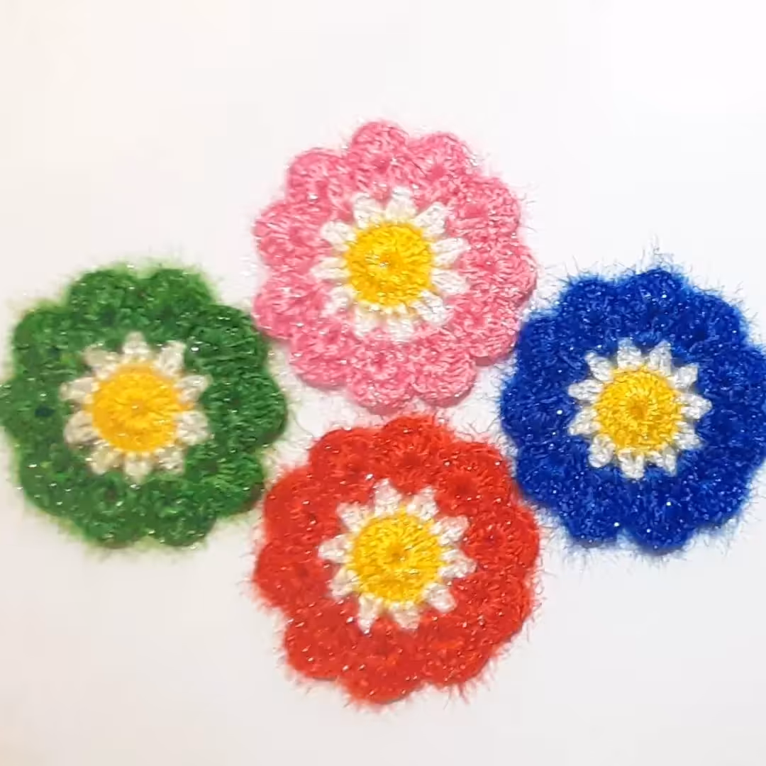 اسکاج گل دستبافت