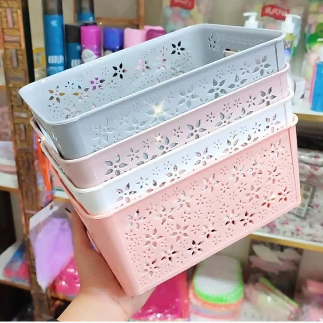 پک دو عددی سبد نظم دهنده یخچال و کابینت نازگل سایز 2
