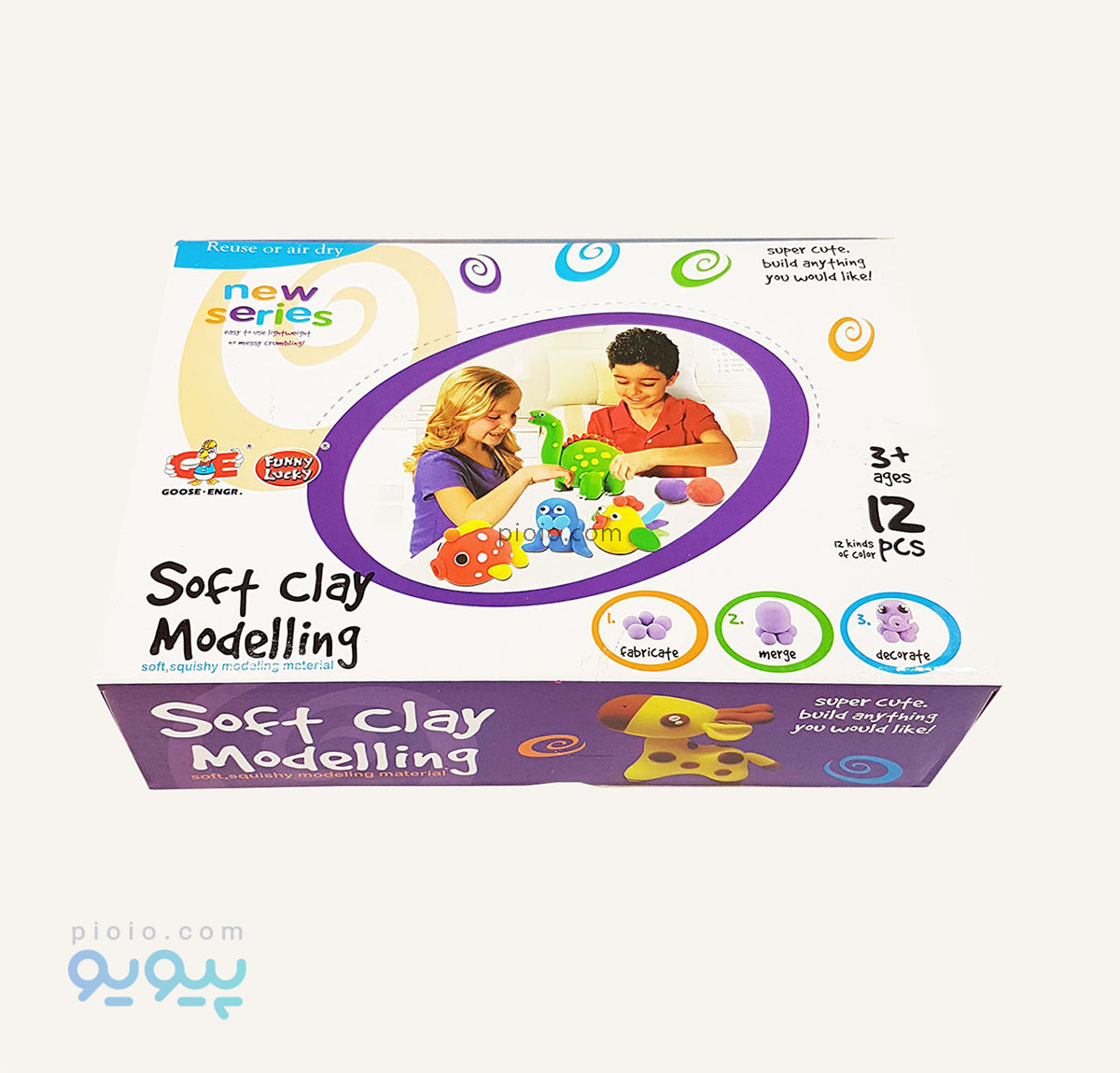 خمیر بازی 12 رنگه