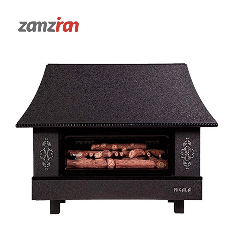 بخاری گازی شومینه ای نیک کالا مدل نفیس MC30