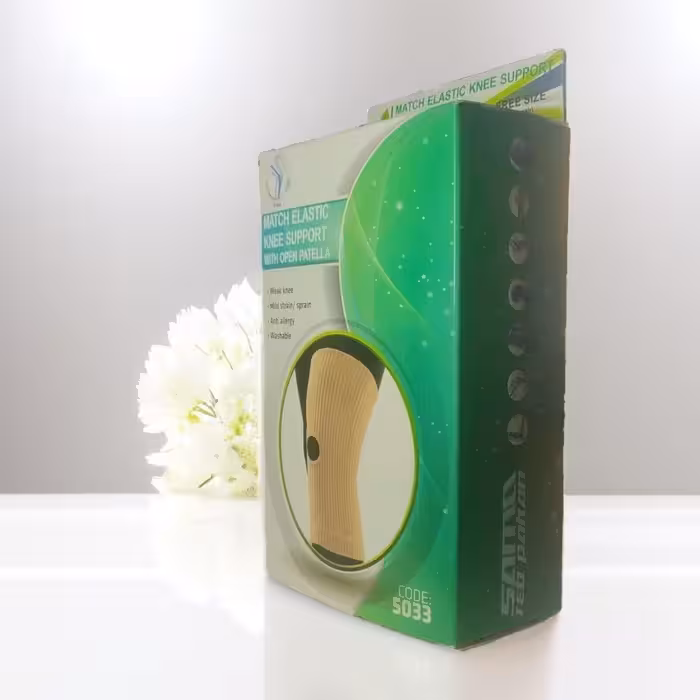 زانوبند کبریتی با کشکک باز سما طب کد 5033