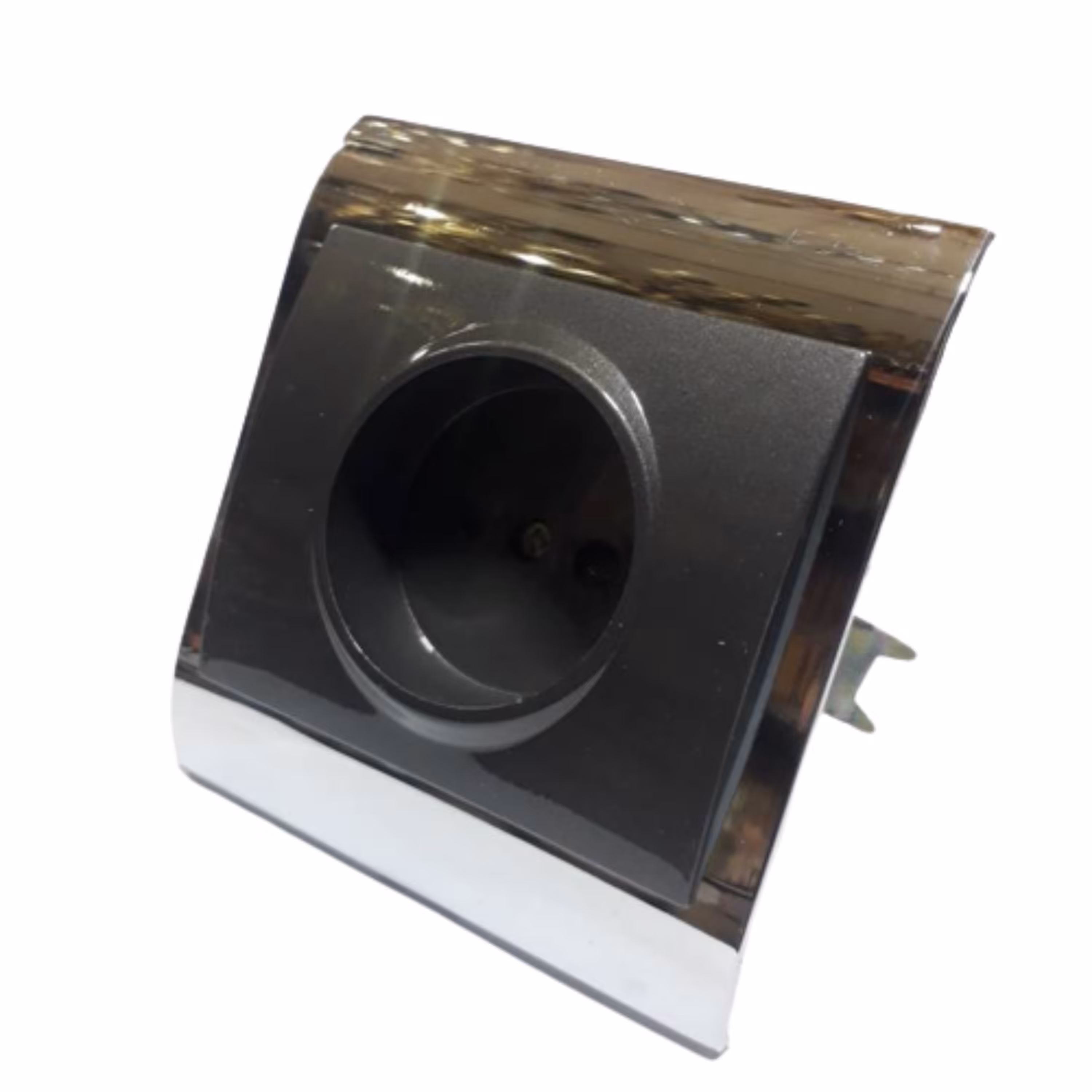 پریز برق جهان مدل الگانس نوک مدادی با دور استیل