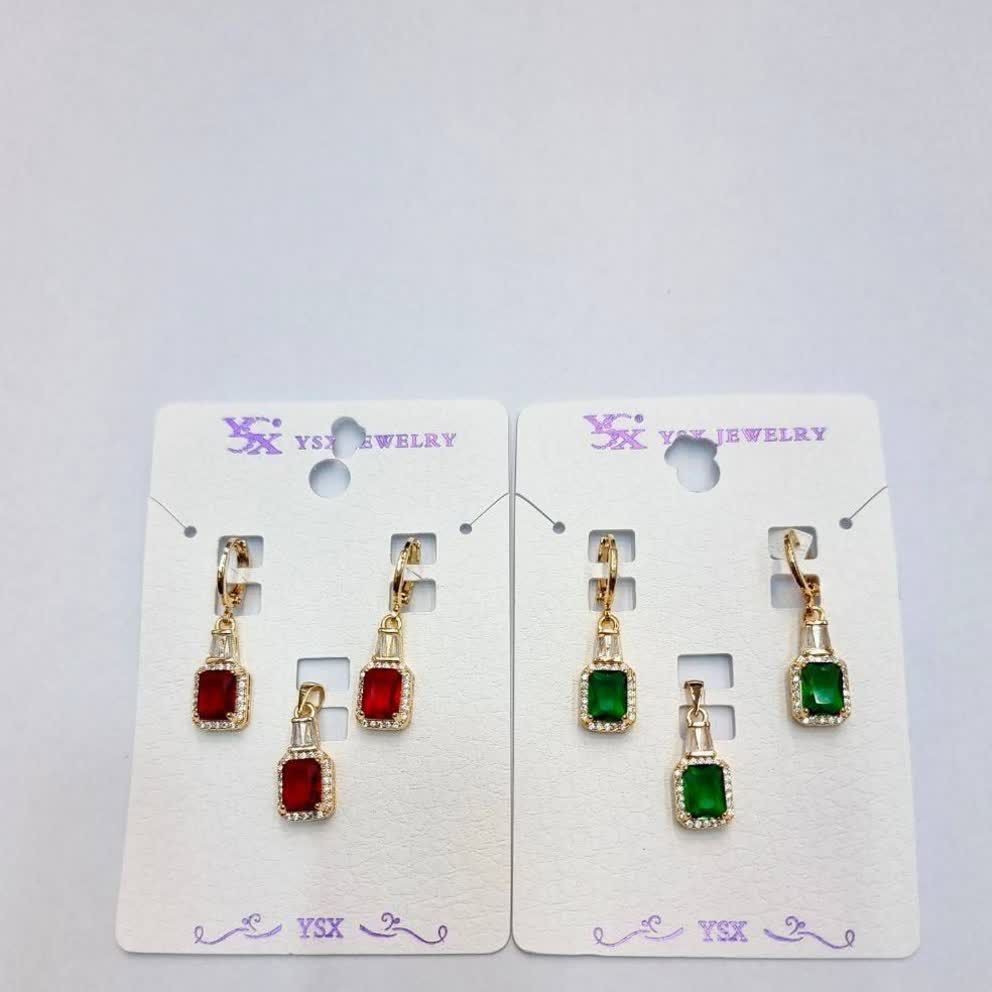 نیمست کد12192طرح جواهر.برند محبوب ysx.با آبکاری طلا.ضد حساسیت.رنگ ثابت