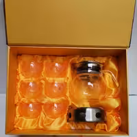 باکس قوری دمنوش پیرکس شات دو جداره خارجی