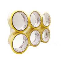 چسب پهن نواری 40 یاردی (چسب کارتن)(بسته 6 عددی)