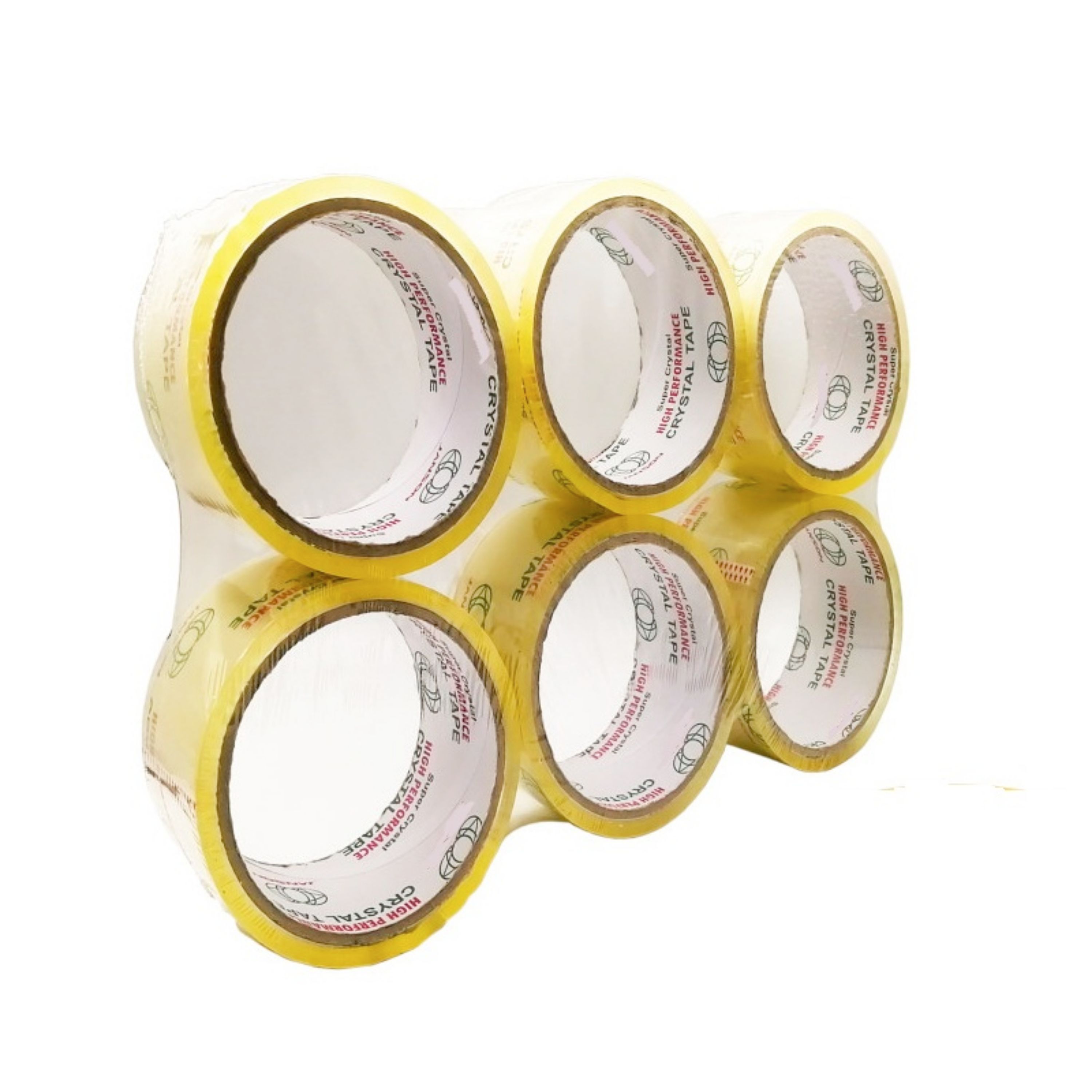 چسب پهن نواری 40 یاردی (چسب کارتن)(بسته 6 عددی)