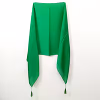 شال واکسی ساده رنگ سبز