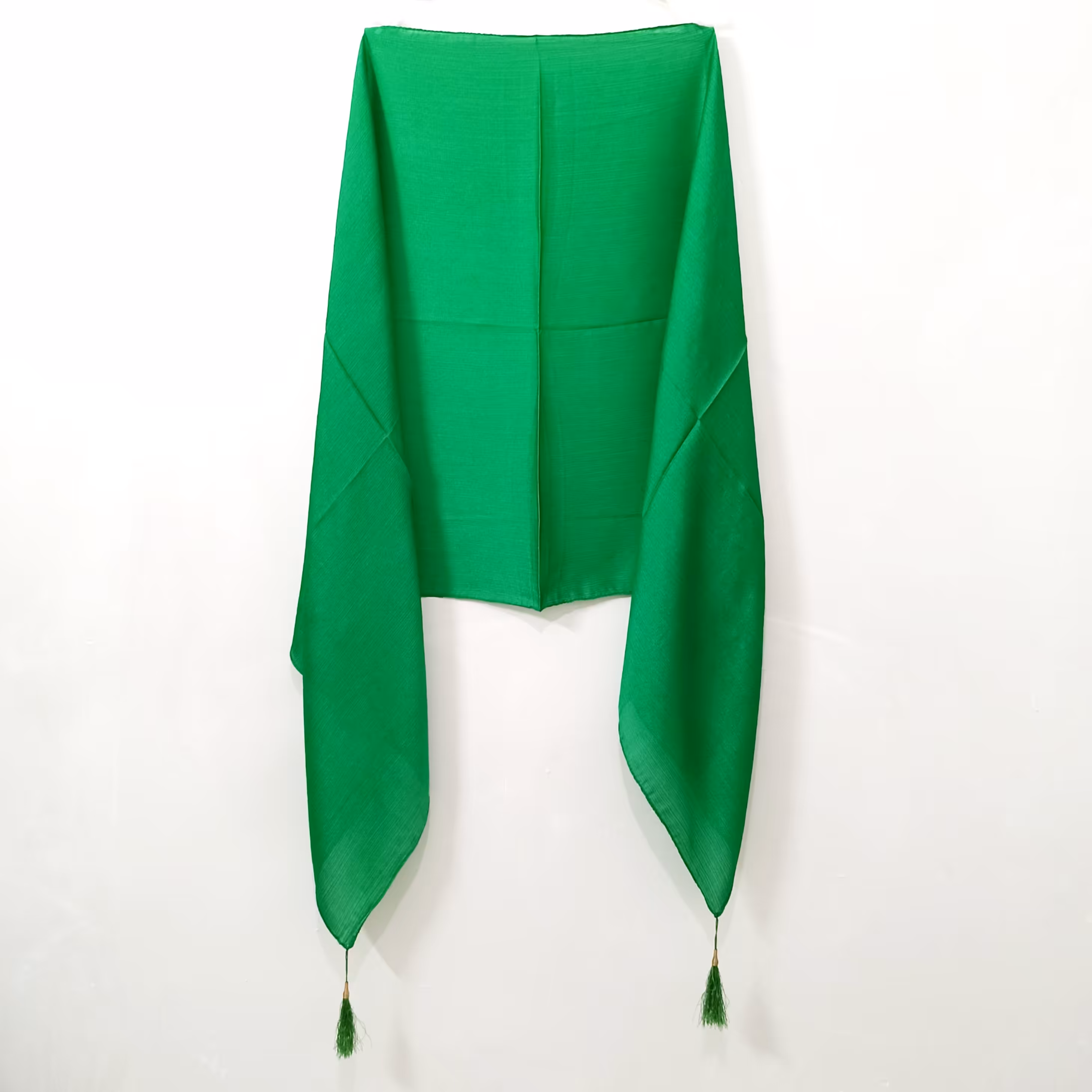 شال واکسی ساده رنگ سبز