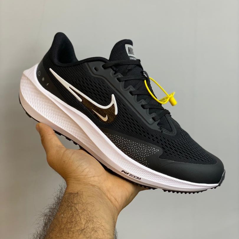 846 کتونی نایک مشکی سفید کفش ورزشی nike مردانه