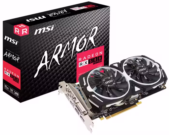 کارت گرافیک ام اس آی مدل Radeon RX 580 ARMOR SP 8G با حافظه 8 گیگابایت