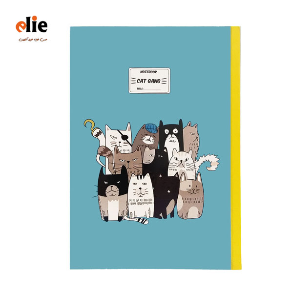 دفتر 50 برگ پاپکو سری پرونوت طرح CAT GANG