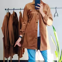 مانتو  مخمل کبریتی ونیز کد 2183 درجه یک تضمینی 