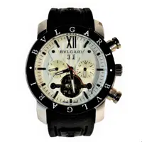 BVLGARI AUTOMATIC SD38S بولگاری اتوماتیک فولدیت قاب نقره ای