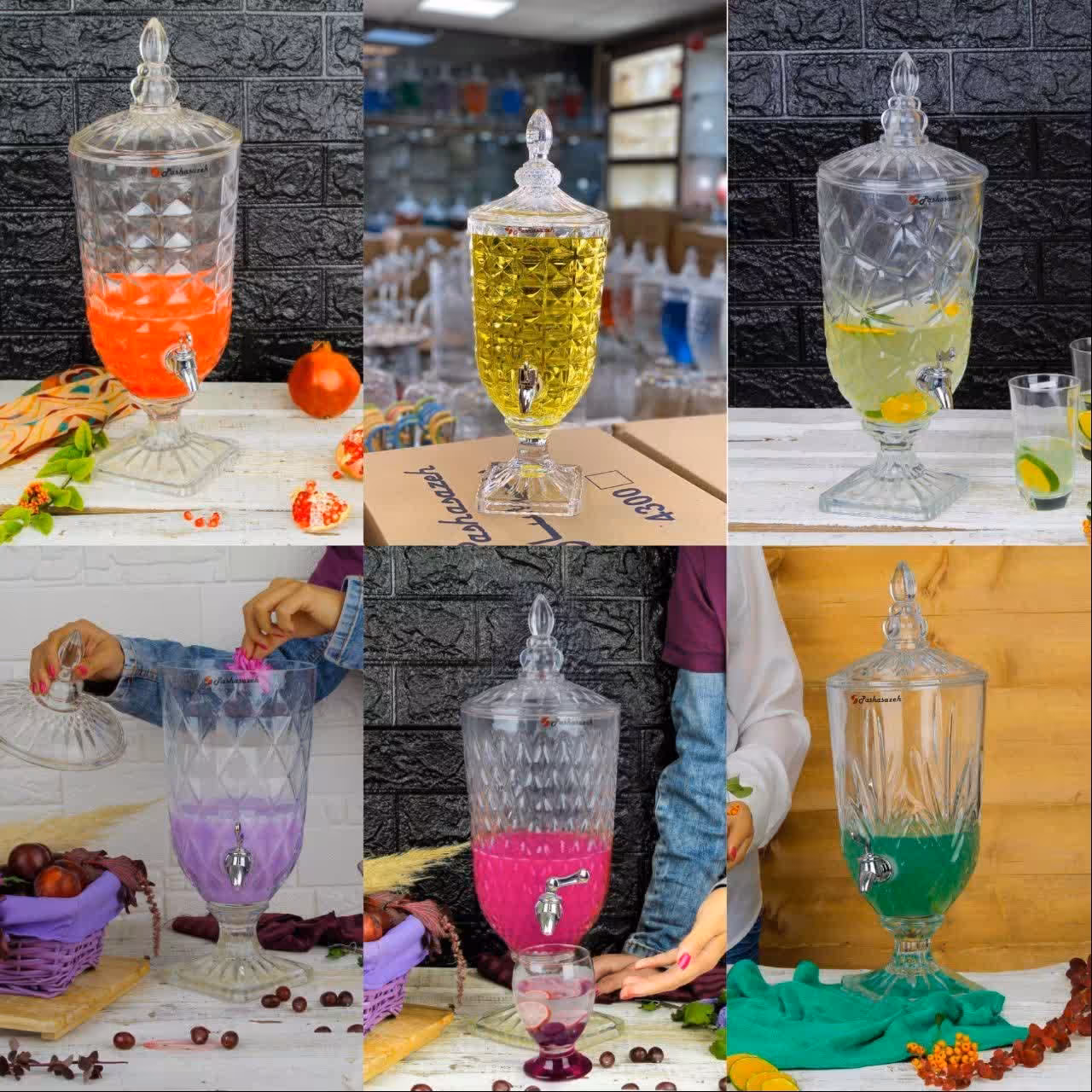 کلمن های پذیرایی شیشه ای با قیمت عاااالی (خاص پذیرایی کن)