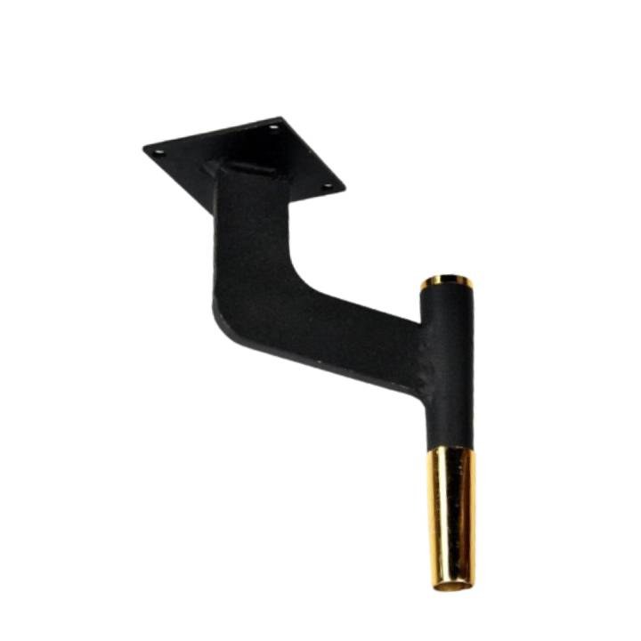 پایه مبل پارلا 25سانتی متر مشکی استاتیک بسته تک عددی 