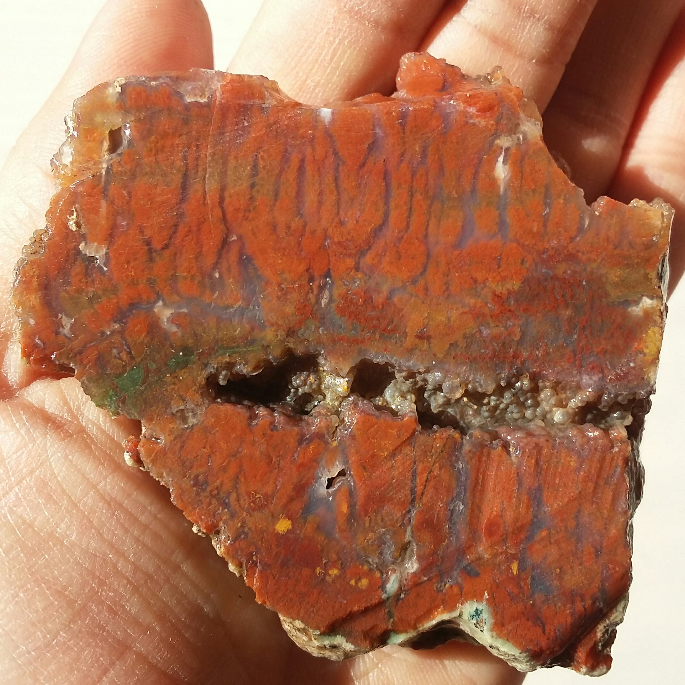 اسلایس سنگ راف جاسپر منظره کمیاب دیدنی کاملا طبیعی شاهکار خلقت