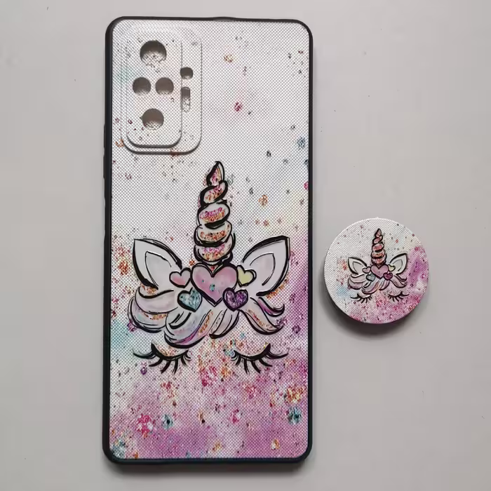 قاب طرحدار تک شاخ پاپ سوکت دار گوشی شیائومی Redmi note 10 pro