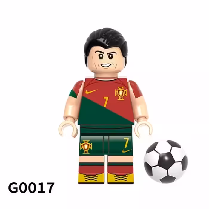 لگو کریستینو رونالدو با لباس پرتغال