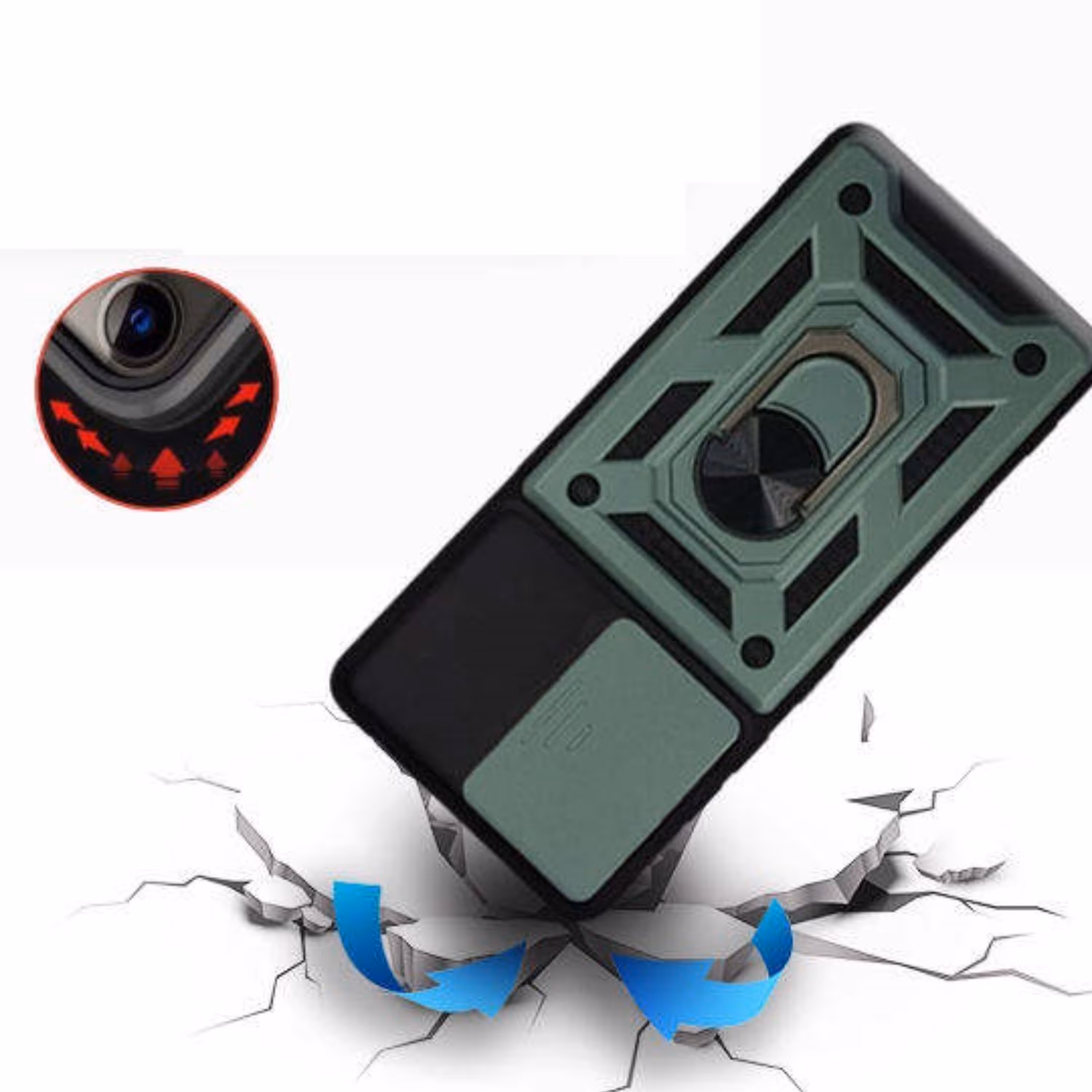 گارد بتمنی اورجینال دارای محافظ دوربین کشویی سامسونگ A50s