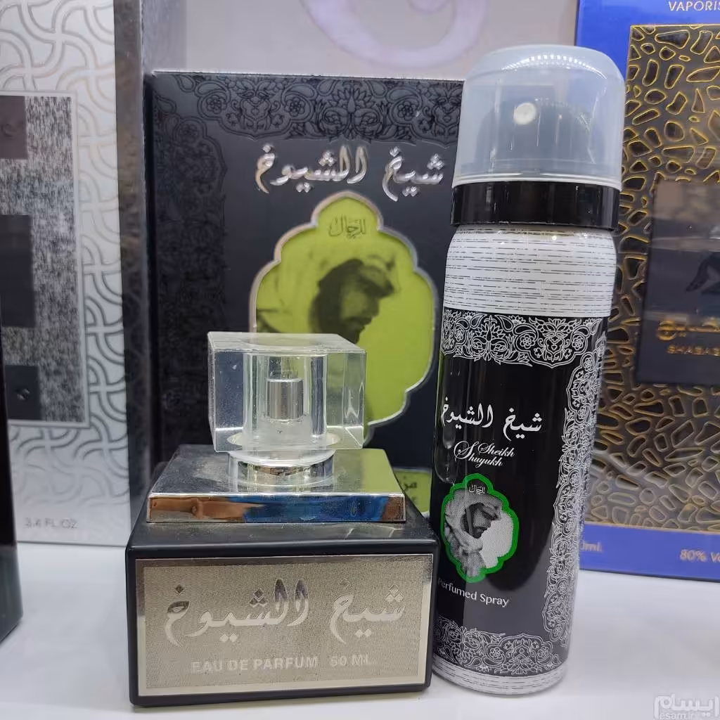 عطر شیخ الشیوخ و اسپری بدن برند لطافه ادوپرفیوم 50میل