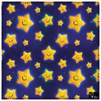 دستمال سر و گردن و پیشانی بند اسکارف طرح ستاره سایز 58 در 58 مدل H1-521 شرکت رنس