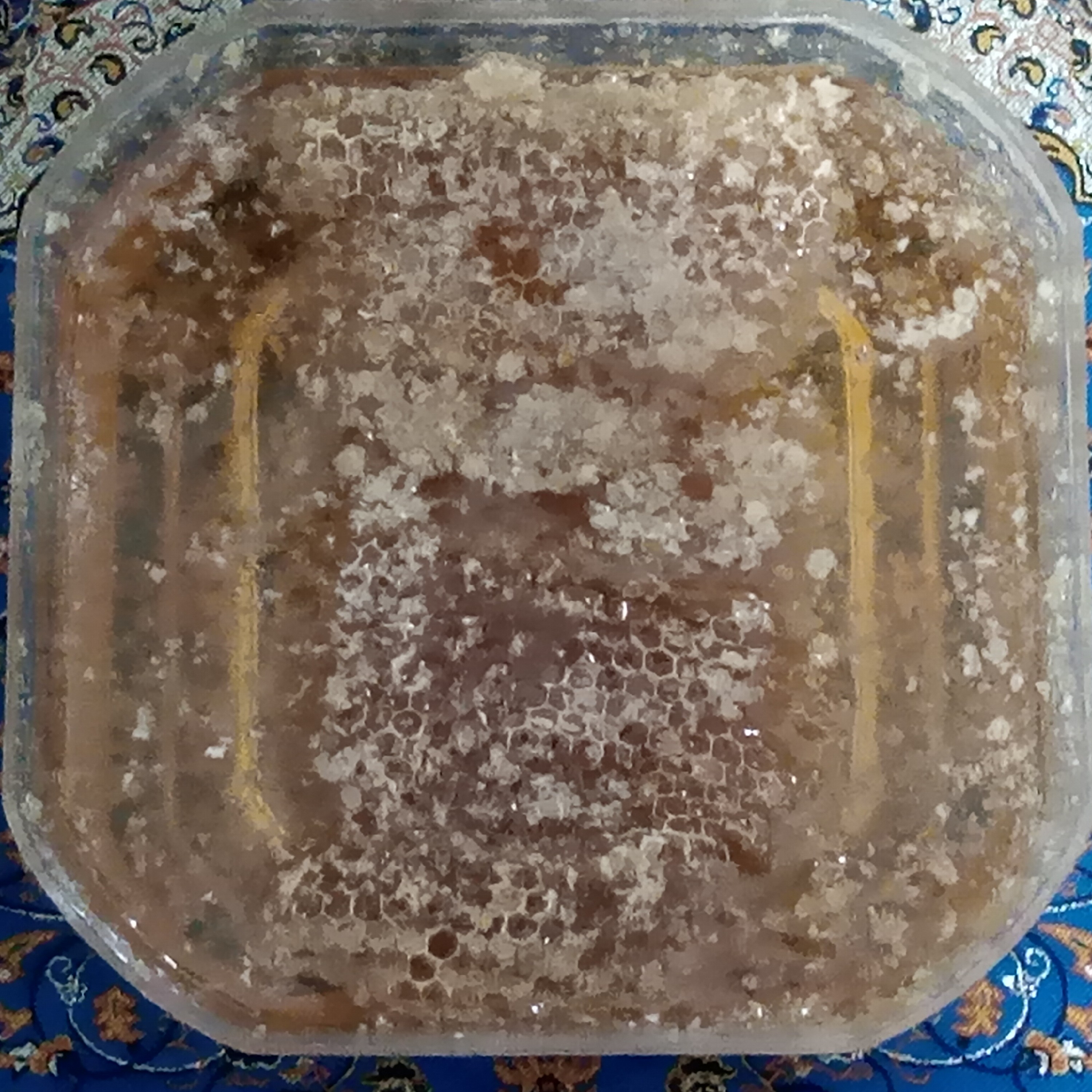 عسل طبیعی گون بدون موم وباموم(یک کیلویی)