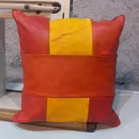 کاور کوسن چرم کد 12