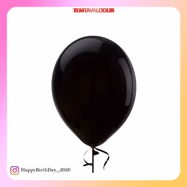 بادکنک 6 اینچ مشکی