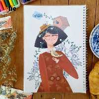 دفتر 100 برگ ایمان طرح 011